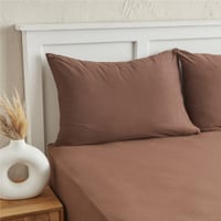 WEEKEND HOME FİTTED ÇARŞAF SET DÜZ 160X200 ASORTİ – görsel 3