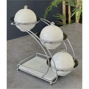 ACAR FELIX COLLECTION STANDLI 2 Lİ BAHARAT TK PORJ-05229/6-GÜMÜŞ
