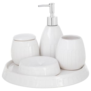 ACAR MARISSA 5 Lİ BANYO SETİ AKR-08635/4 WHITE