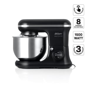 ARZUM CRUST MIX PRO 1500 STAND MIKSER AR1186-0100 SİYAH