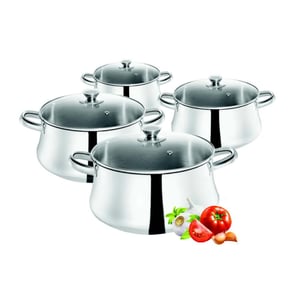 COOKER 24 CM 3LÜ ÇELİK MUTFAK SETİ - CKR3490