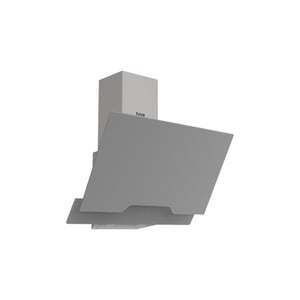 FERRE D065-SILENT GİRİNTİLİ CAMLI DOK. 60 CM GRİ DAVLUMBAZ