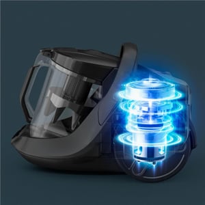 TEFAL TW7976EA SİLENCE FORCE CYCLONİC EFFİTECH ANİMAL TOZ TORBASIZ ELEKTİRİKLİ SÜPÜRGE SİYAH/GRİ
