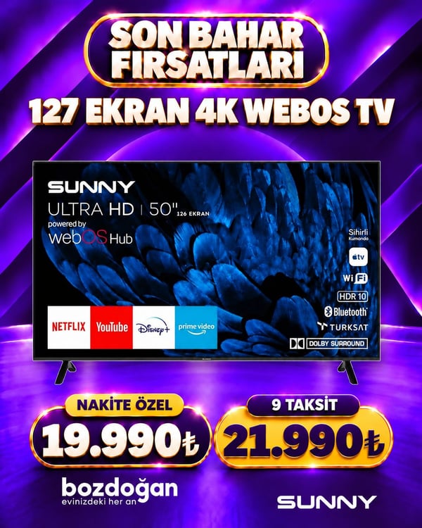 Bozdoğan Çeyiz Beyaz Eşya kampanyası – görsel 43
