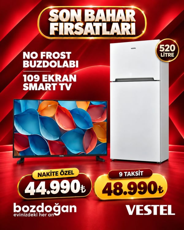 Bozdoğan Çeyiz Vestel kampanyası – görsel 2