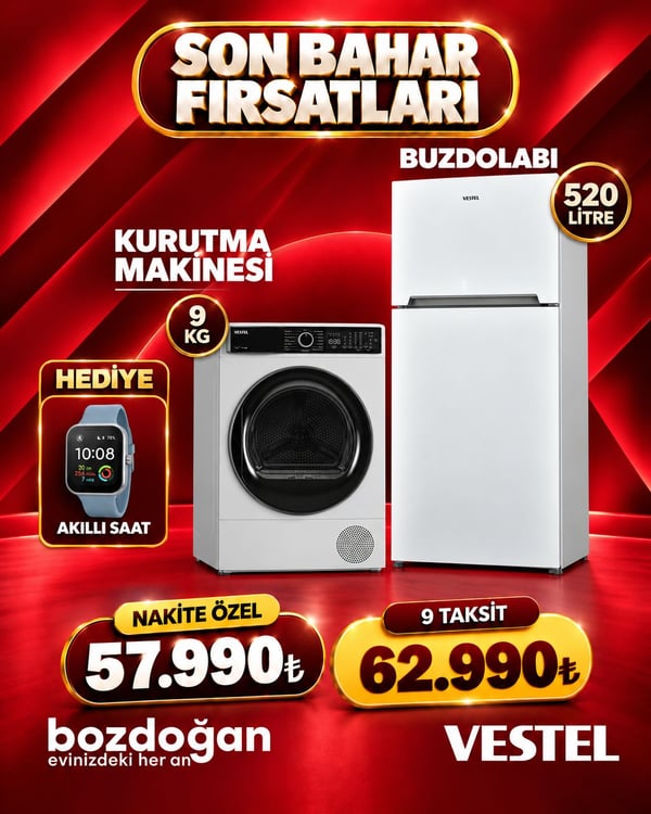 Bozdoğan Çeyiz Vestel kampanyası – görsel 17