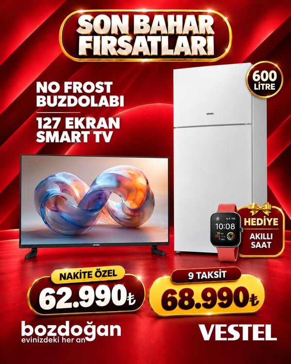 Bozdoğan Çeyiz Vestel kampanyası – görsel 5