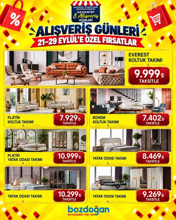 Bozdoğan Çeyiz Alışveriş Günleri kampanyası – görsel 58