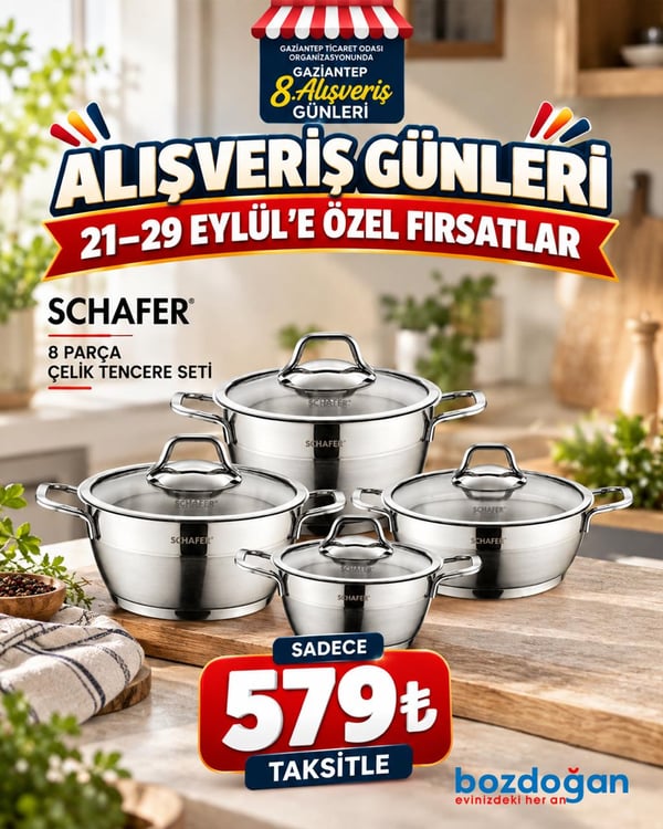 Bozdoğan Çeyiz Alışveriş Günleri kampanyası – görsel 66