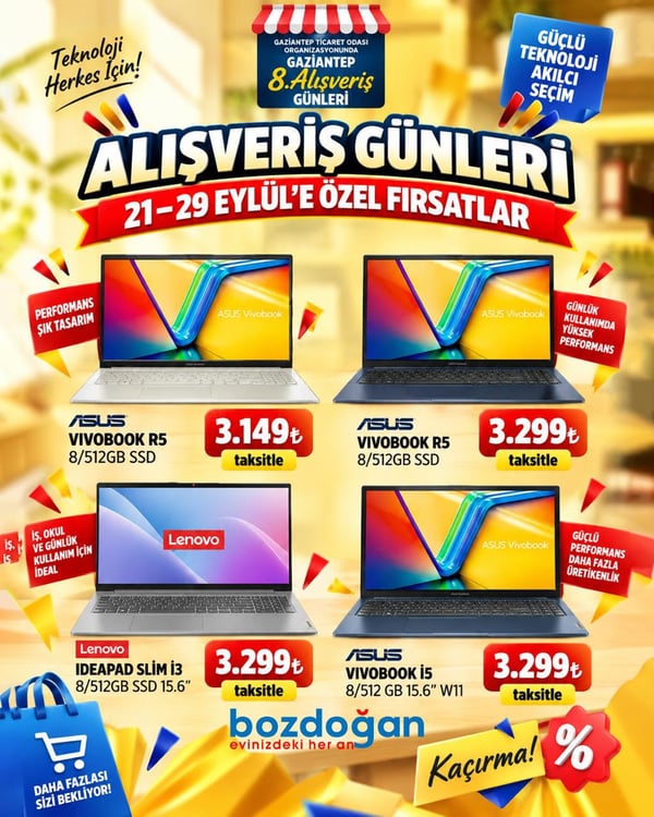 Bozdoğan Çeyiz Alışveriş Günleri kampanyası – görsel 90