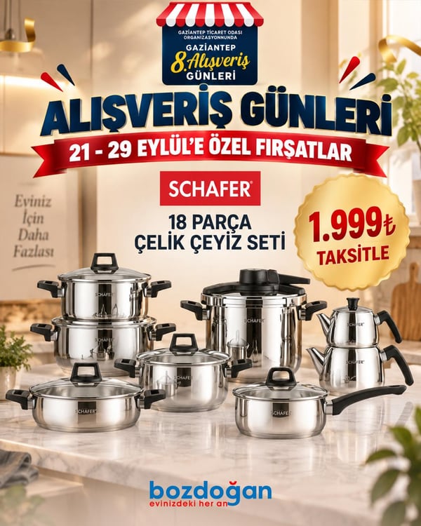 Bozdoğan Çeyiz Alışveriş Günleri kampanyası – görsel 69