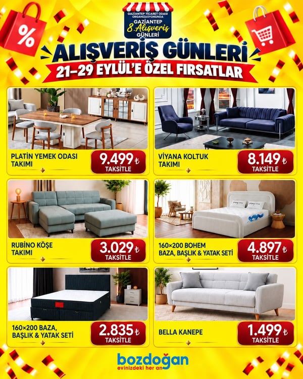 Bozdoğan Çeyiz Alışveriş Günleri kampanyası – görsel 60