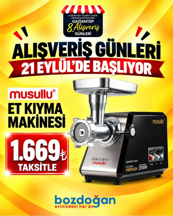 Bozdoğan Çeyiz Alışveriş Günleri kampanyası – görsel 24