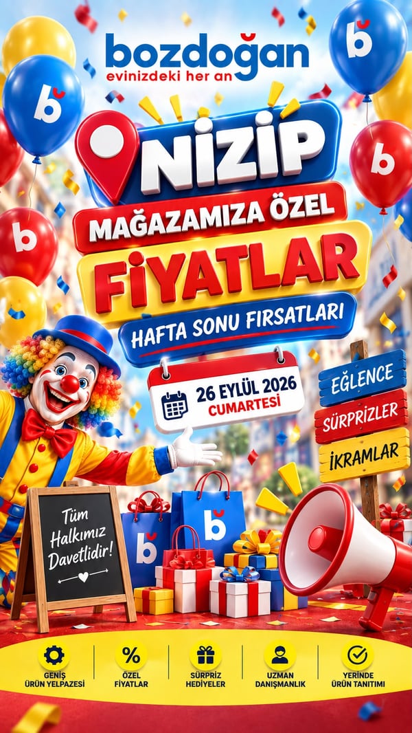 Bozdoğan Çeyiz Etkinlik kampanyası – görsel 1