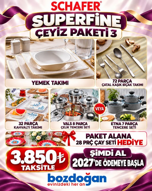 Bozdoğan Çeyiz Züccaciye kampanyası – görsel 6