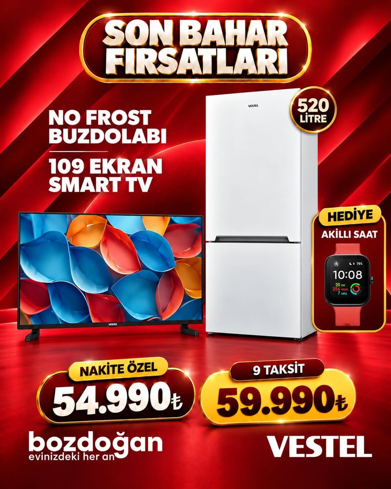 Bozdoğan Çeyiz Vestel kataloğu – sayfa 1