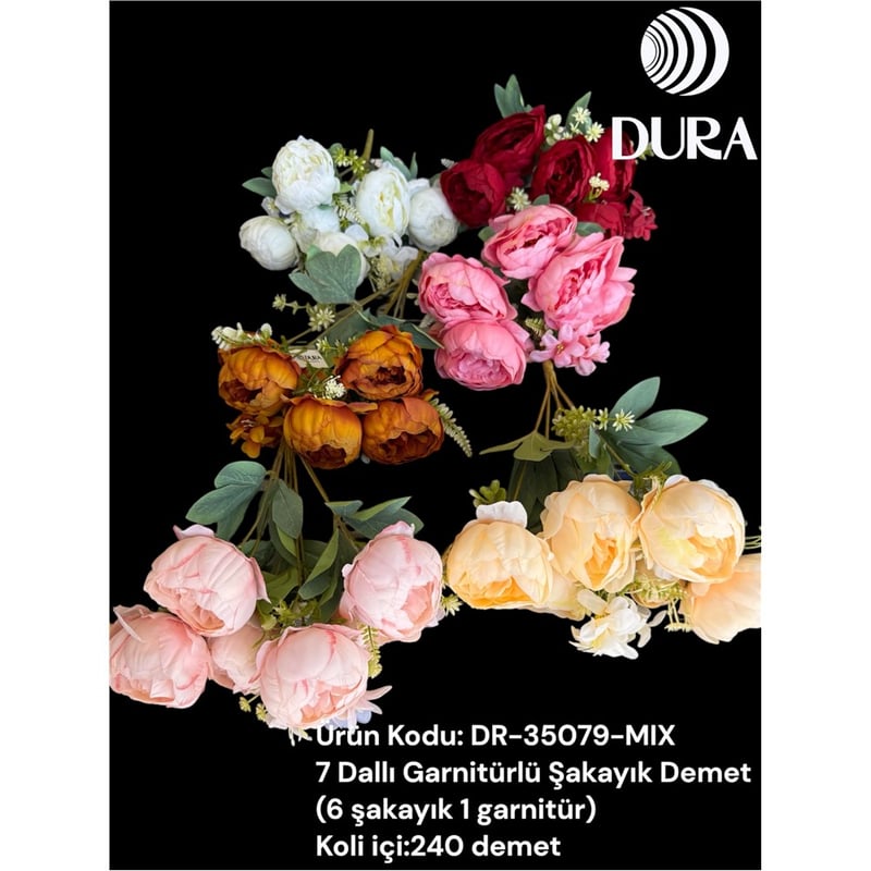5 DALLI BÜYÜK ORTANCA DEMET MIX (Demet boyu