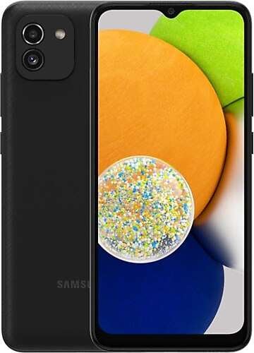 SAMSUNG A03 (A035F) DS 4+64 GB CEP TELEFONU BLACK