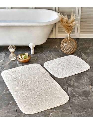 KARACA HOME BANYO PASPASI 2 PRC ( 60*100+50*60 ) DELORA EKRU