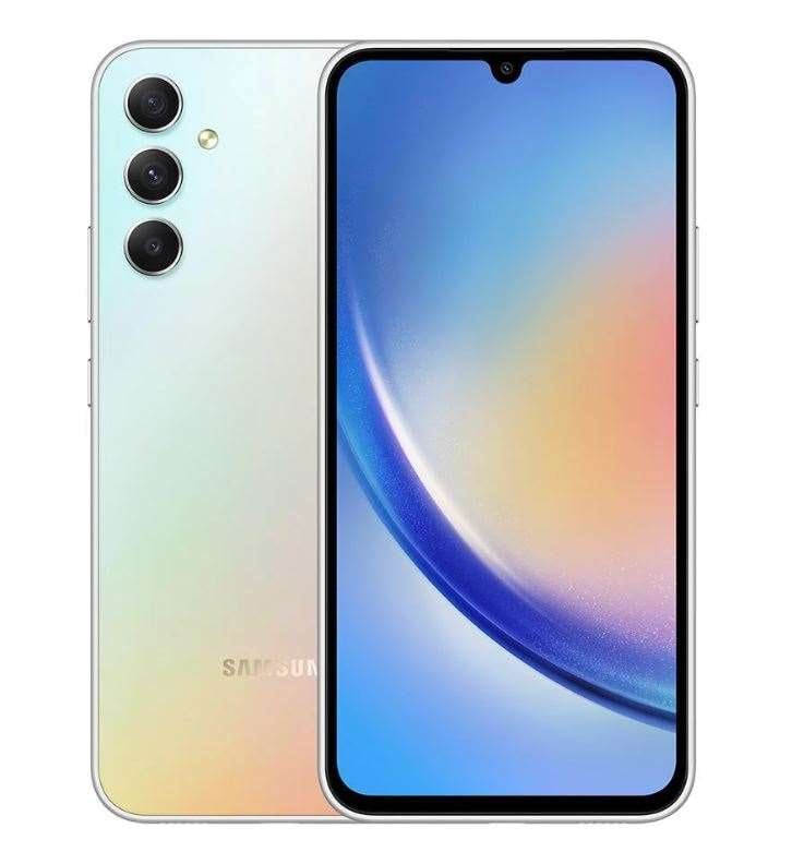 SAMSUNG GALAXY A34 (A346E) 5G 8+256 GB AWESOME SILVER