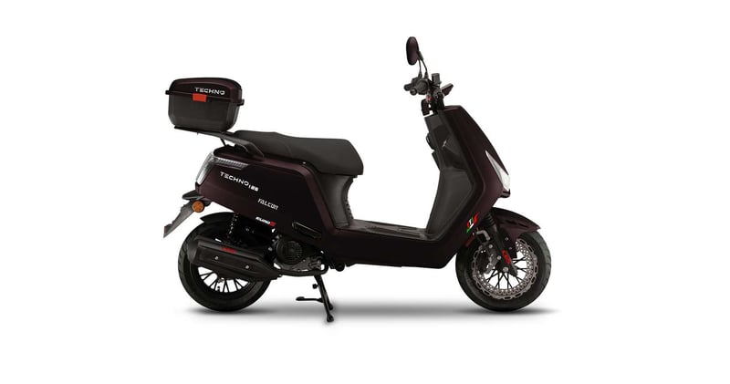 FALCON BENZİNLİ MAX 125İ TEK SİYAH MAT MOTOR (2024)