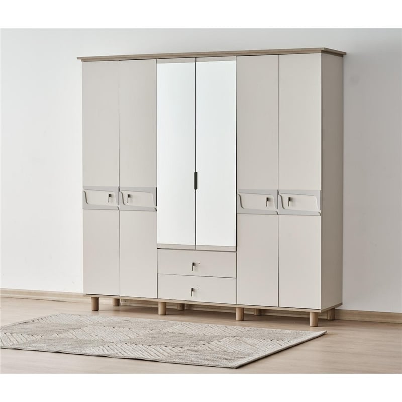 ZENİT 6 KAPILI GARDROP 072 (210 CM)